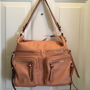 Maurice’s blush colored purse